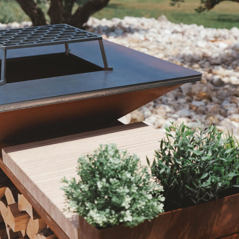 BRASERO ISLAND I80-SR CORTEN