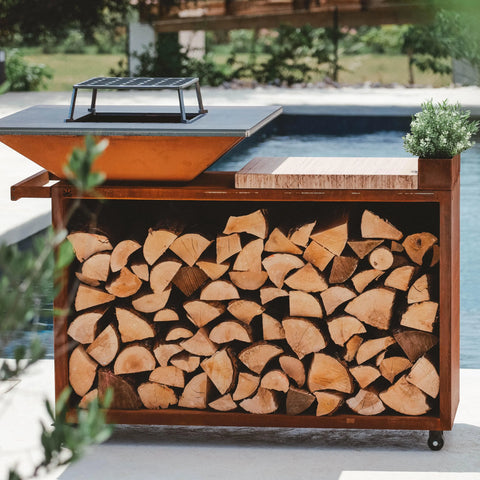 BRASERO ISLAND I80-SR CORTEN