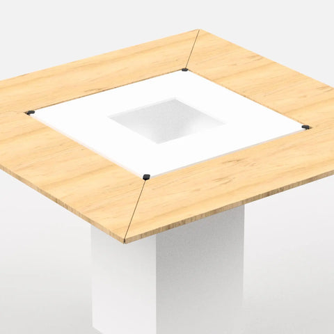 TISCHTURM-BRASIER AUS HOLZ
